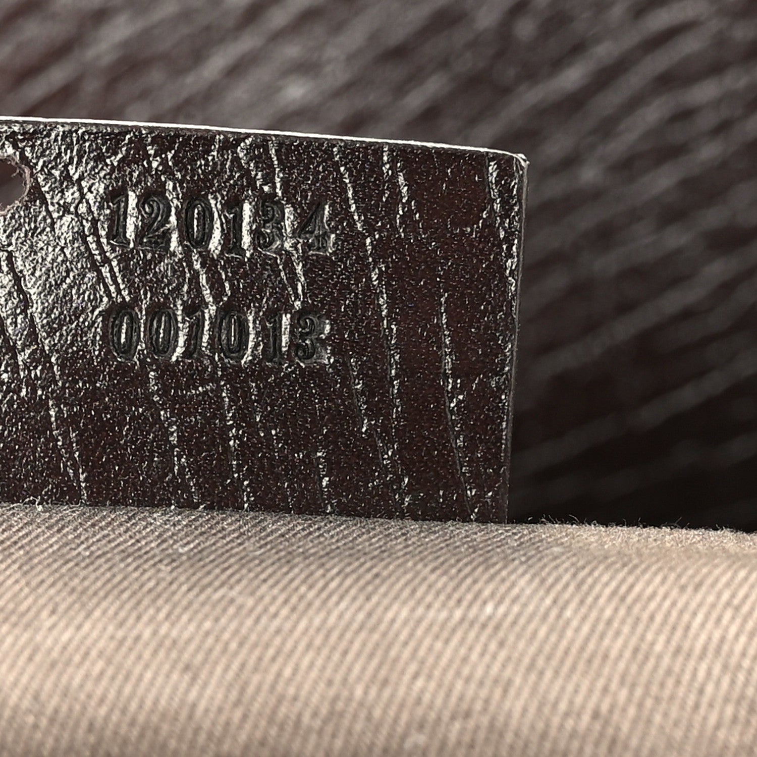 Gucci Monogram Horsebit Clutch Dark Brown 7 of 9