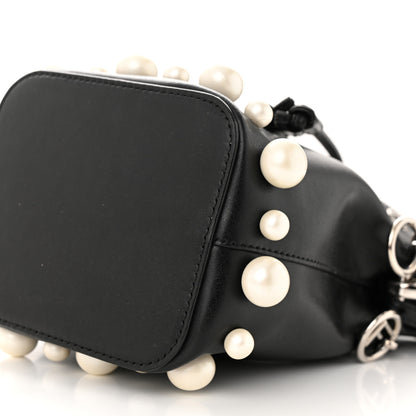 Fendi Vitello Liberty Pearl F is Fendi Mini Mon Tresor Bucket Bag Black 10 of 11