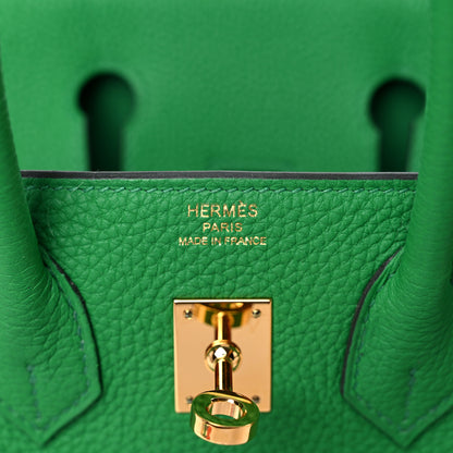 Hermes Togo Birkin 25 Bambou 6 of 10
