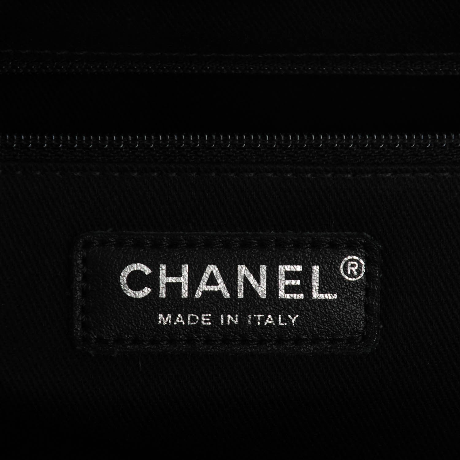 Chanel Patent Quilted Large Coco Shine Shopping Tote Black 6 of 8