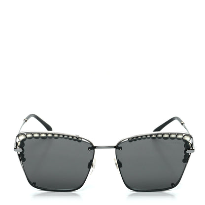 Chanel Pearl Square Sunglasses 4235-H Black 2 of 7