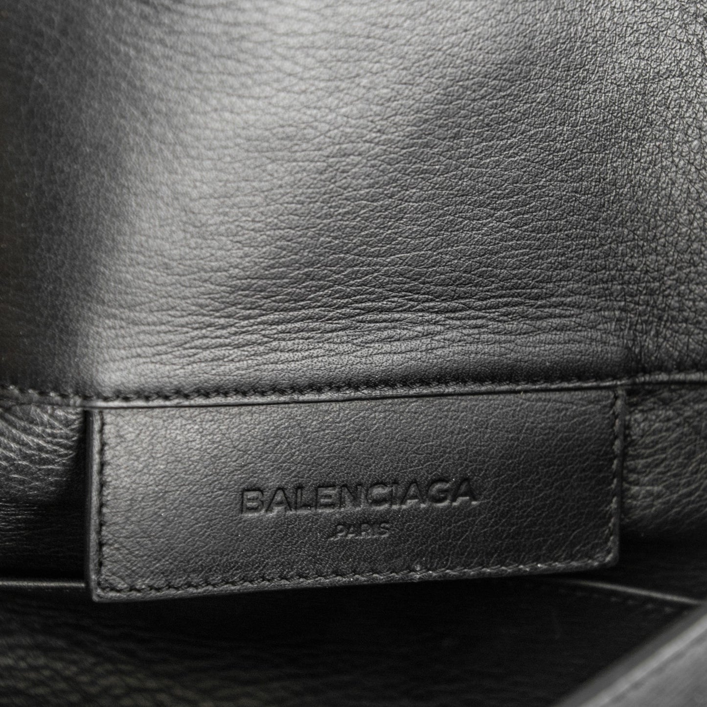 Calfskin Papier Sight Clutch Black