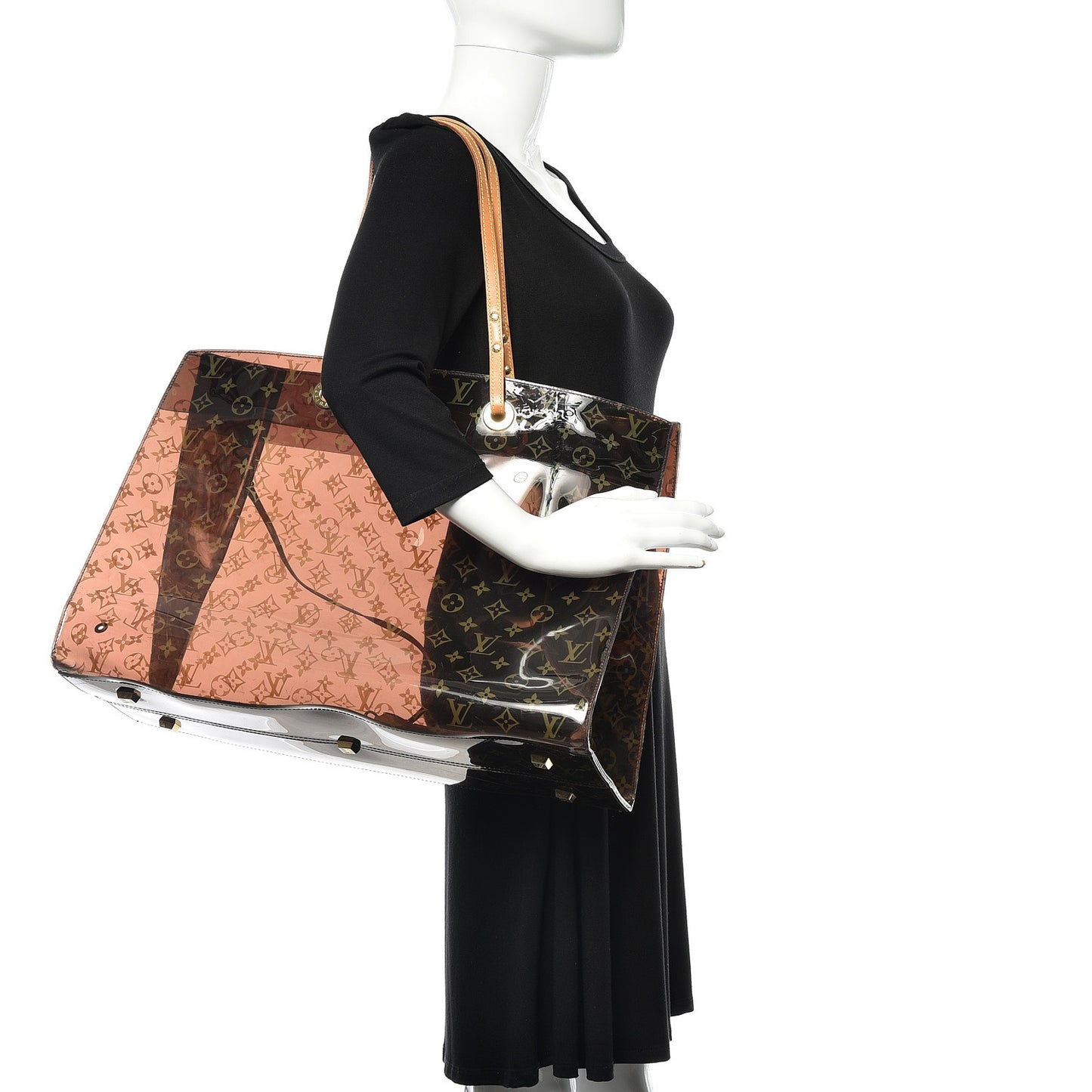 Vinyl Monogram Ambre Sac Cabas GM
