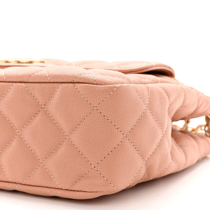 Chanel Caviar Quilted Wavy CC Hobo Beige 10 of 11