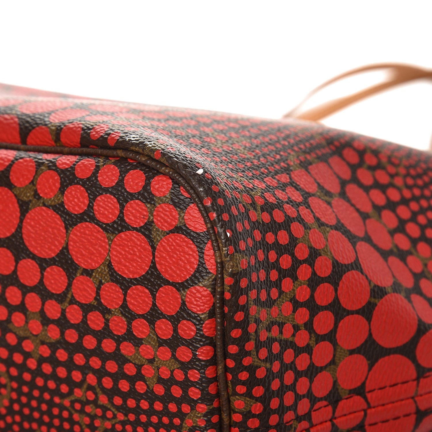 Louis Vuitton Monogram Kusama Waves Neverfull MM Red 13 of 13