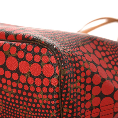 Louis Vuitton Monogram Kusama Waves Neverfull MM Red 13 of 13