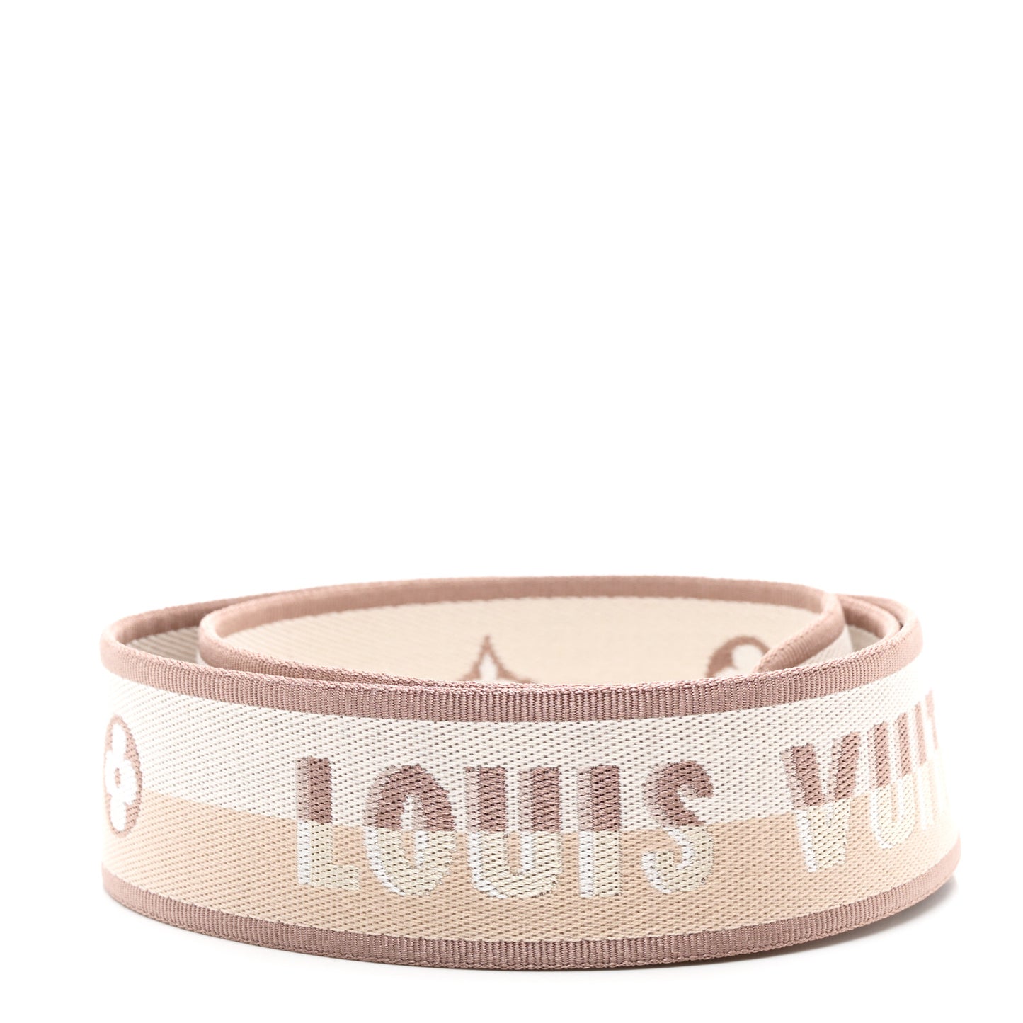 Jacquard Mini Cluny Shoulder Strap Beige