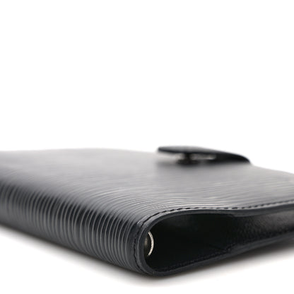 Louis Vuitton Epi Small Ring Agenda Cover Black 6 of 9