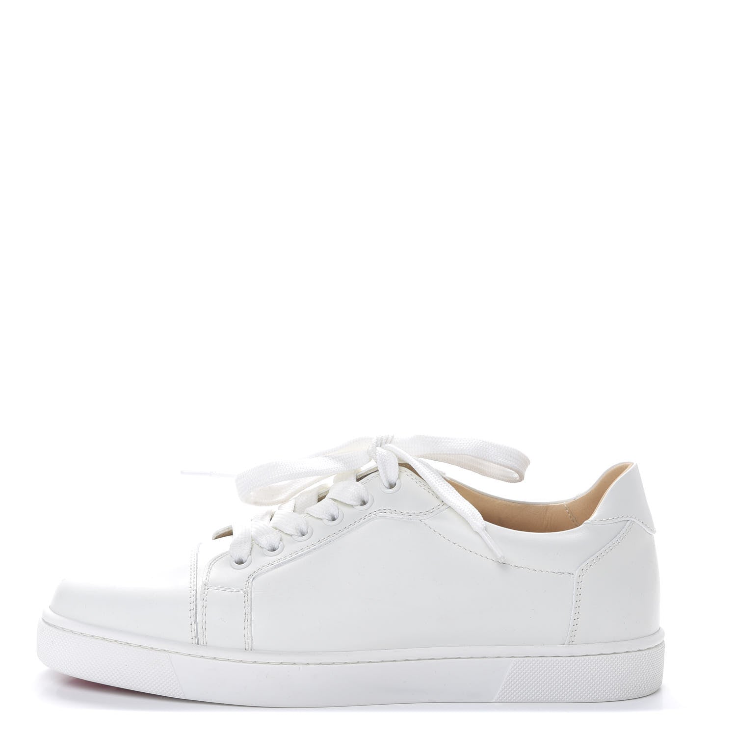Christian Louboutin Calfskin Vieira Flat Sneakers 39 Latte 1 of 12
