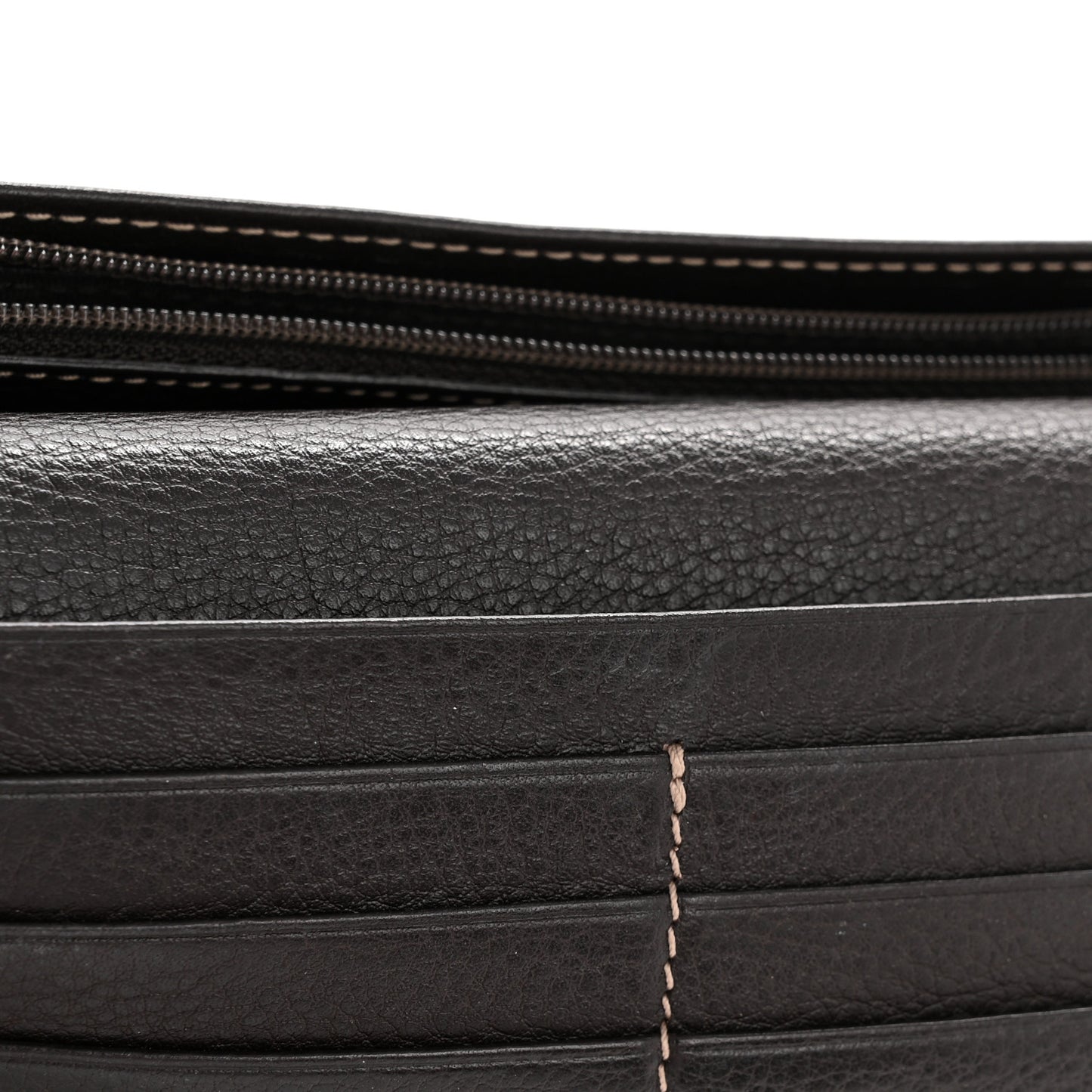 GG Plus Monogram Icon Bar Continental Flap Wallet Dark Brown