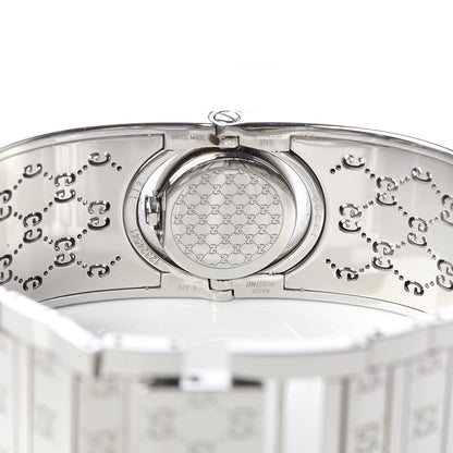 Gucci Stainless Steel Diamond Bezel Pink Mother of Pearl 23mm Twirl Quartz Watch 5 of 7