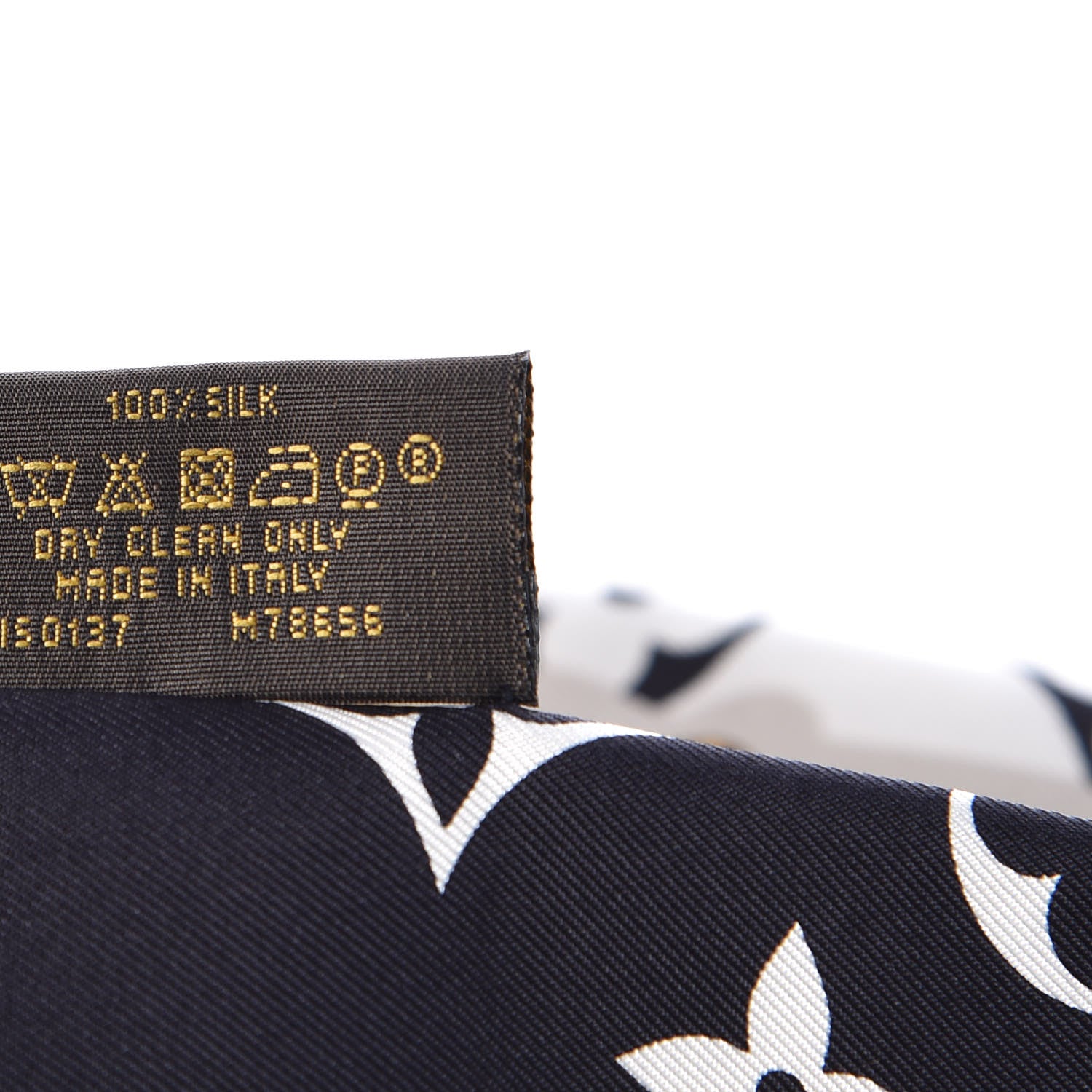 Louis Vuitton Silk Monogram Confidential Bandeau Black 5 of 6