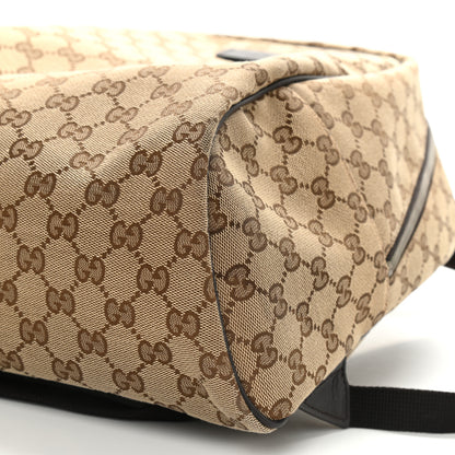 Gucci GG Monogram Travel Backpack Dark Brown 10 of 11