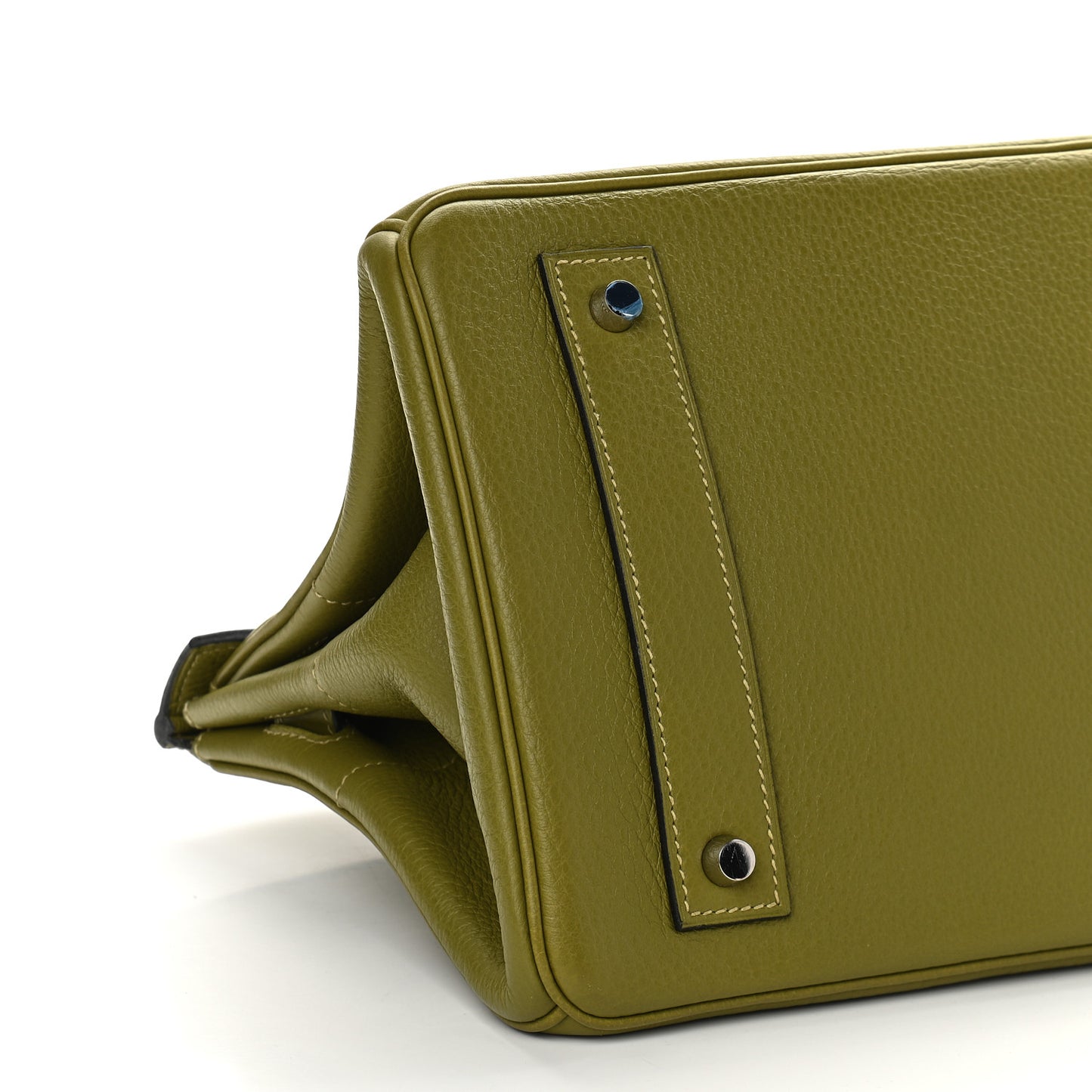 Taurillon Clemence JPG Birkin 42 Chartreuse