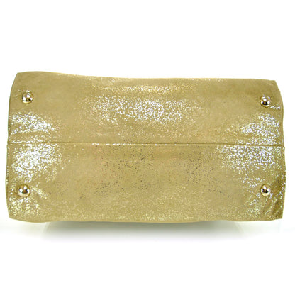 Jimmy Choo Glitter Suede Medium Rhea 7 of 14