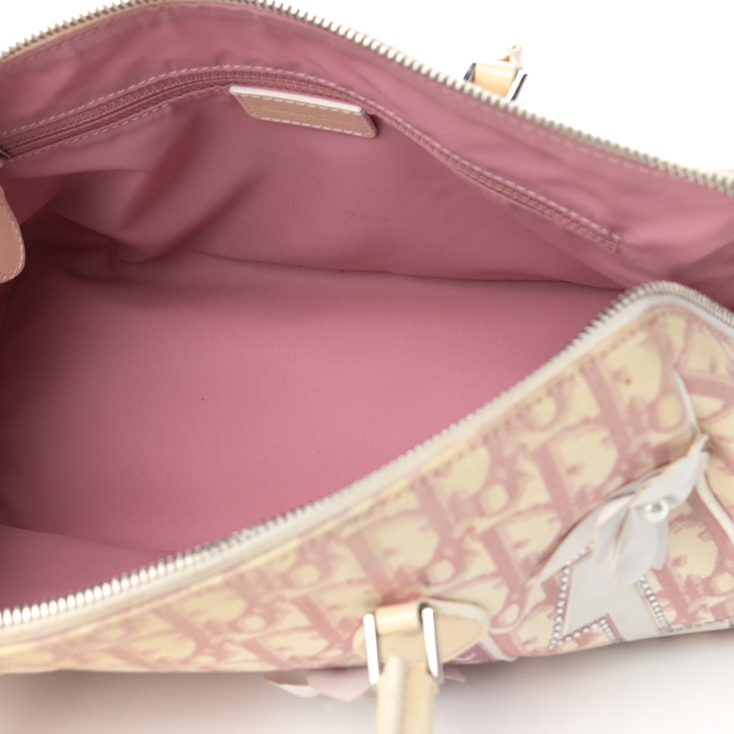 Monogram Girly Boston Pink