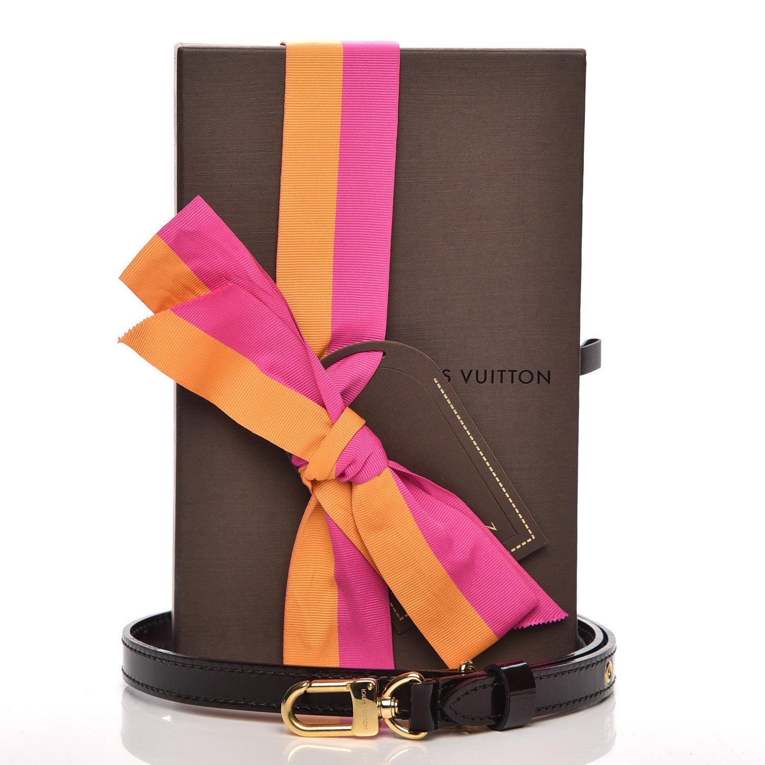 Louis Vuitton Patent 16mm Adjustable Shoulder Strap Amarante 7 of 7