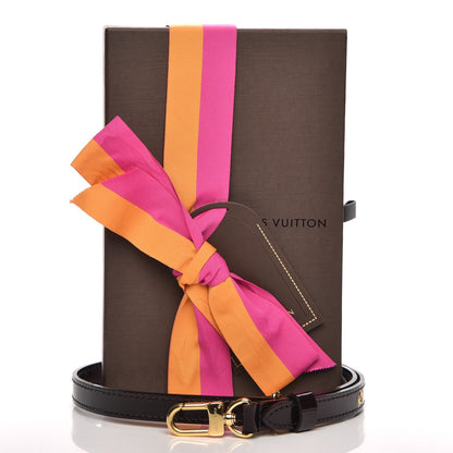 Louis Vuitton Patent 16mm Adjustable Shoulder Strap Amarante 7 of 7