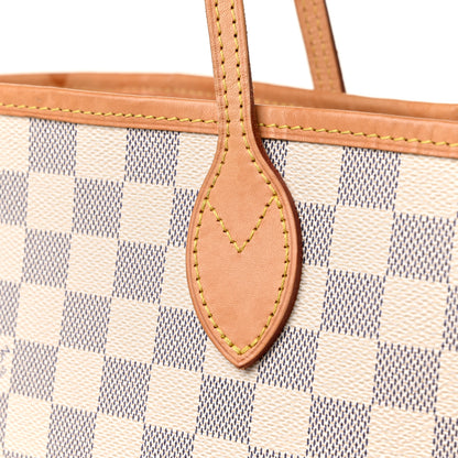 Louis Vuitton Damier Azur Neo Neverfull MM Rose Ballerine 13 of 21