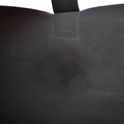Saint Laurent Calfskin Large Shopping Tote Dark Grey 8 of 11