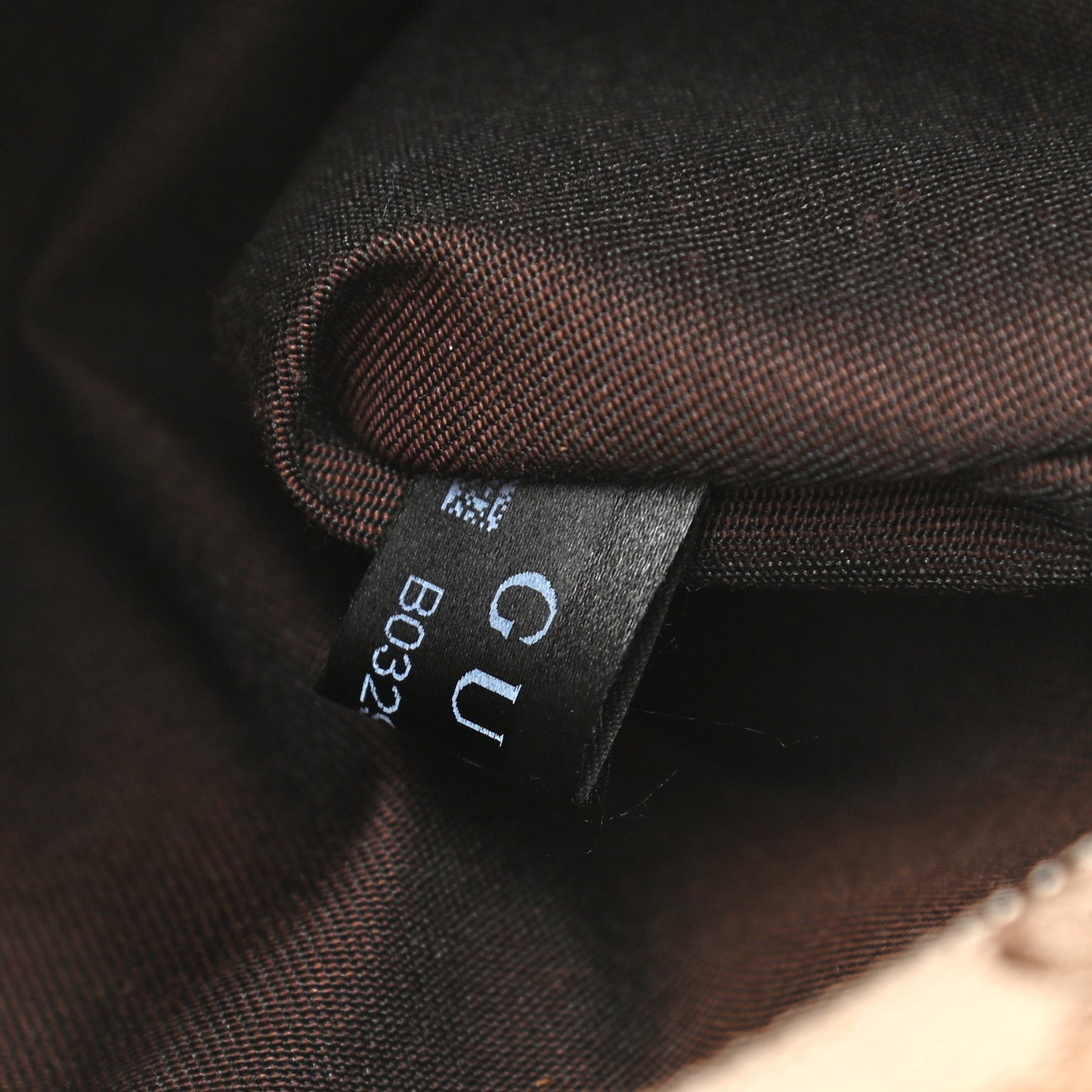 Monogram Dollar Calfskin Waist Pouch Beige Ebony Testa di Moro Marrone Scuro