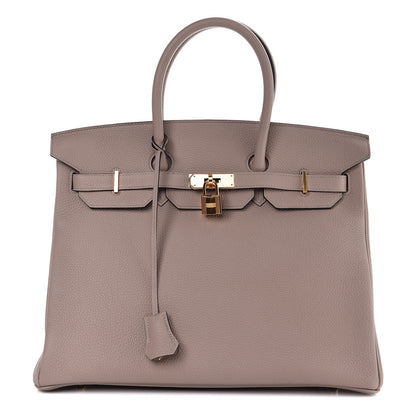 Hermes Togo Birkin 35 Gris Tourterelle 1 of 32