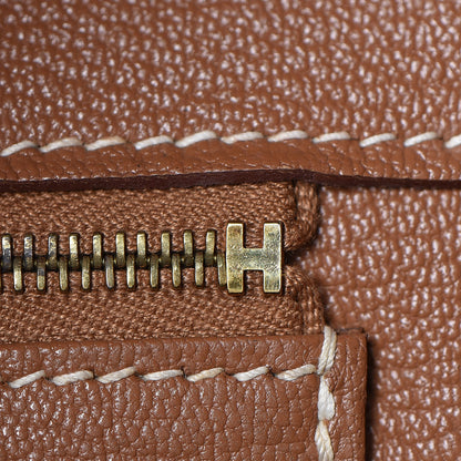 Hermes Taurillon Clemence Birkin 35 Gold 24 of 32