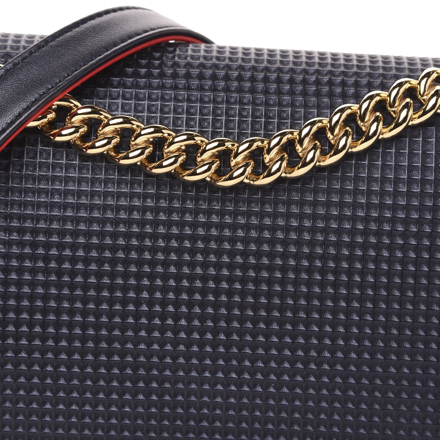 Chanel Lambskin Embossed New Medium Boy Cube Flap Navy 8 of 11