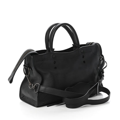 Balenciaga Veau Soyeux Perforated Blackout Hardware S City Black 3 of 10