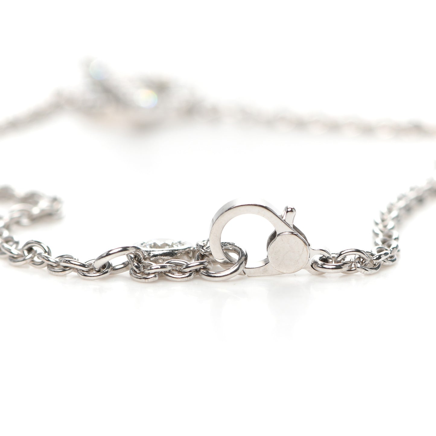 18K White Gold Diamond Finesse Bracelet ST