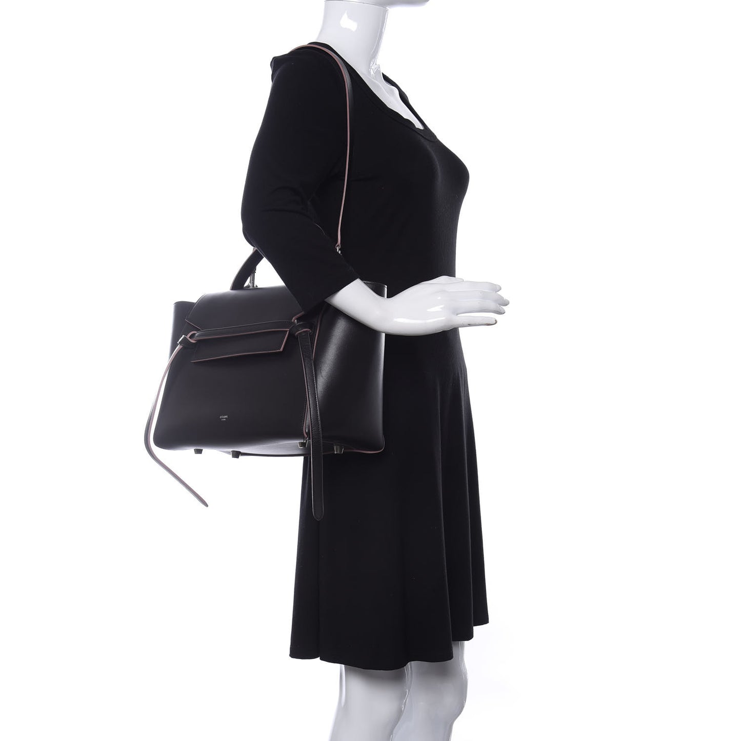 Palmelato Calfskin Mini Belt Bag Espresso