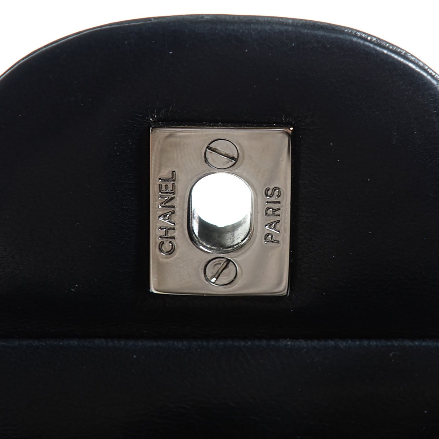 Lambskin Quilted Jumbo Flap with Bijoux Chain Black