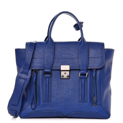 3.1 Phillip Lim 3.1 Medium Pashli Satchel Cobalt Blue 1 of 9