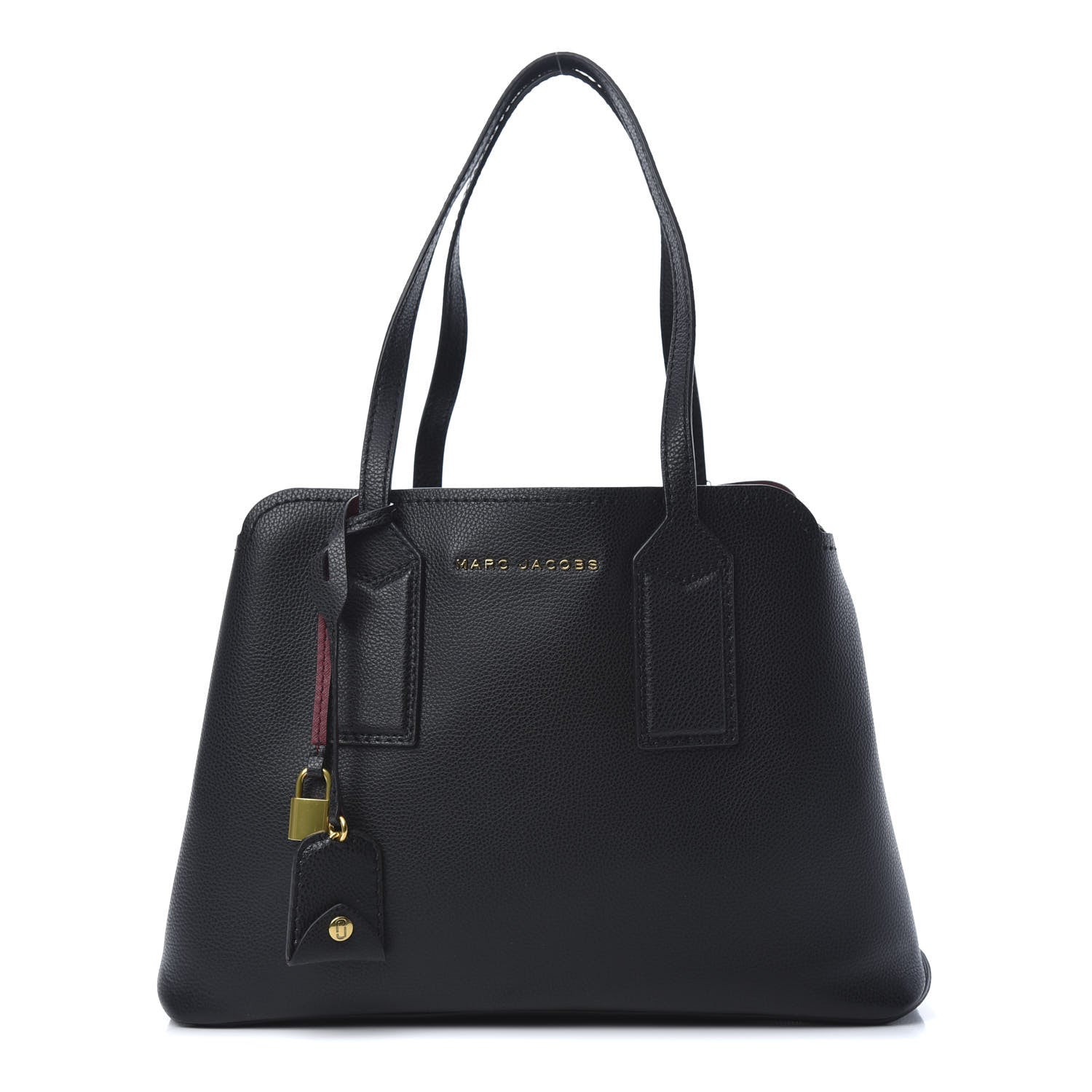 Marc Jacobs Pebbled Calfskin Editor Shopping Tote Black 1 of 11