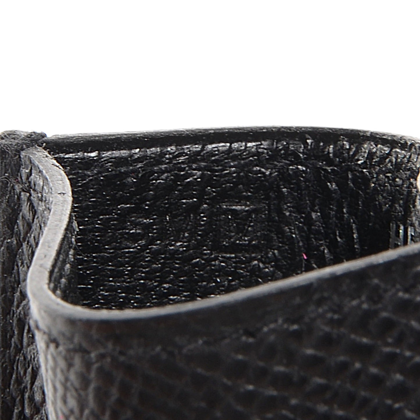 Epsom Diabolo Card Holder Case Black