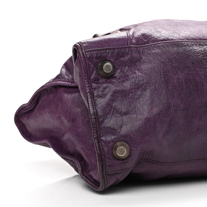 Balenciaga Agneau Giant 21 Silver Hardware Work Raisin 9 of 14
