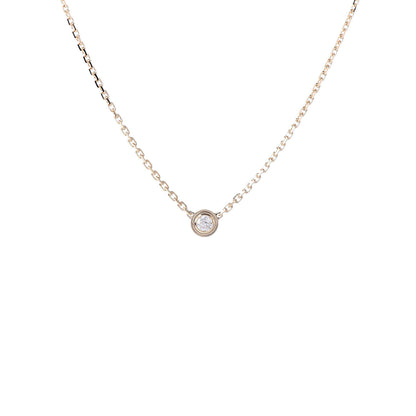 Cartier 18K Yellow Gold Diamond XS D'Amour Pendant Necklace 4 of 7