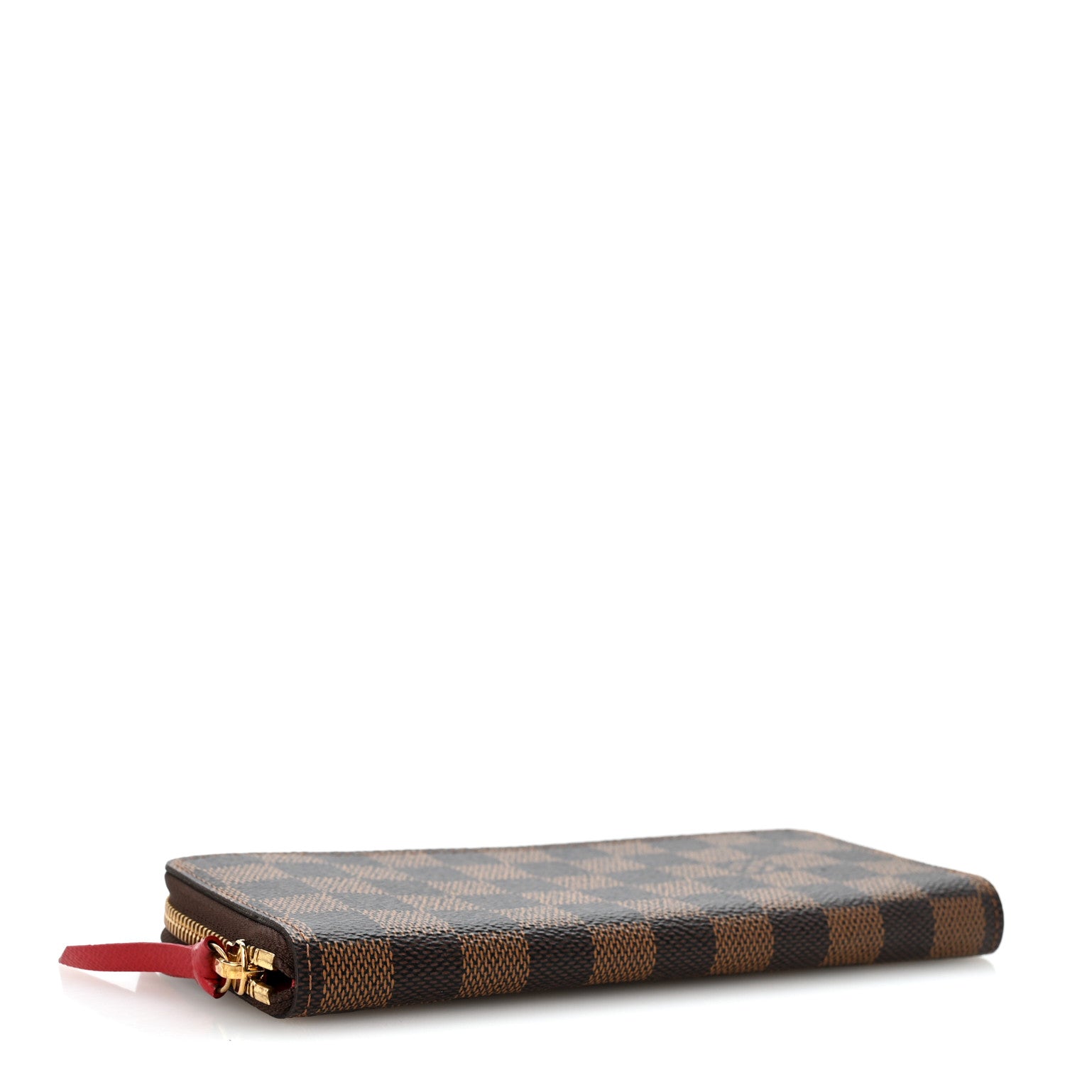 Louis Vuitton Damier Ebene Clemence Wallet Cherry 4 of 9
