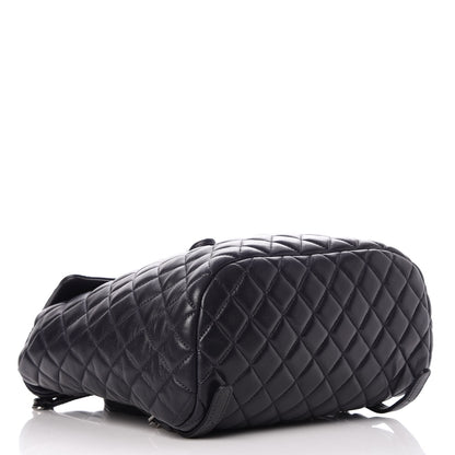 Chanel Lambskin Quilted Large Urban Spirit Backpack Navy 4 of 9