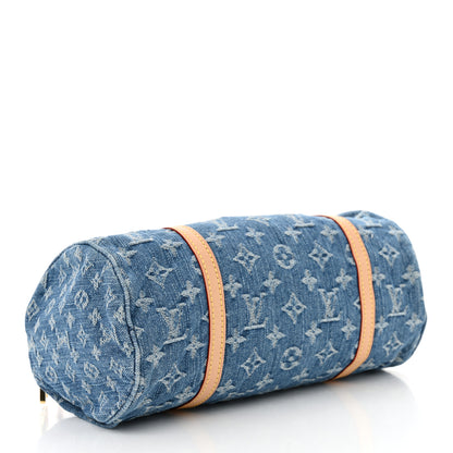 Louis Vuitton Monogram Denim Papillon Denim Blue 4 of 9