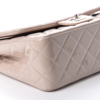 Chanel Patent Quilted Jumbo Double Flap Light Pink 6 of 11