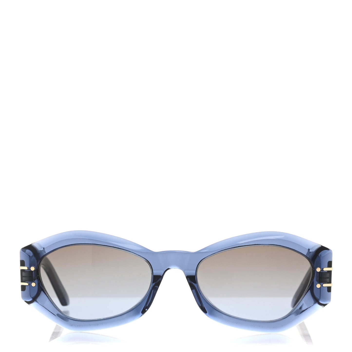 Acetate DiorSignature B1U Butterfly Sunglasses Blue