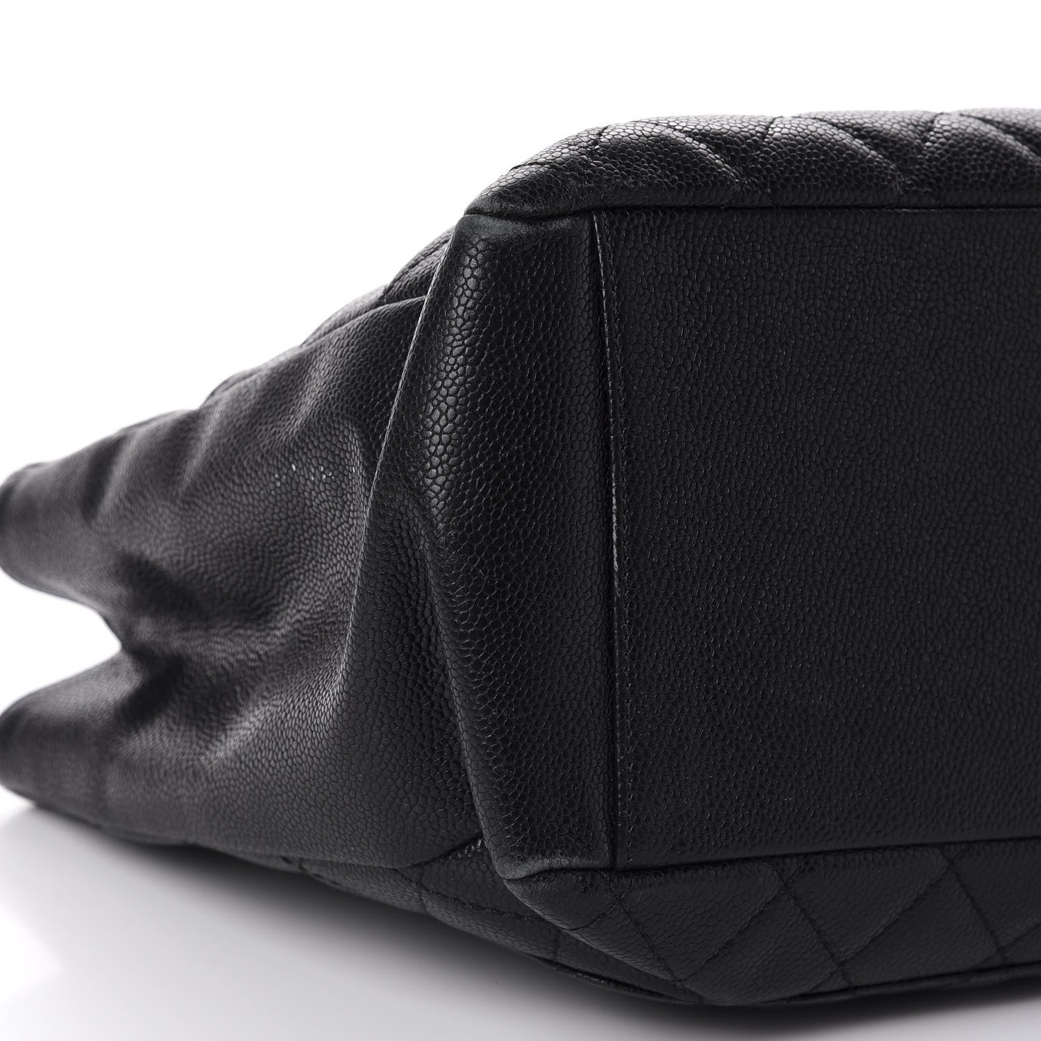 Chanel Caviar Quilted Grand Shopping Tote GST Black 10 of 21