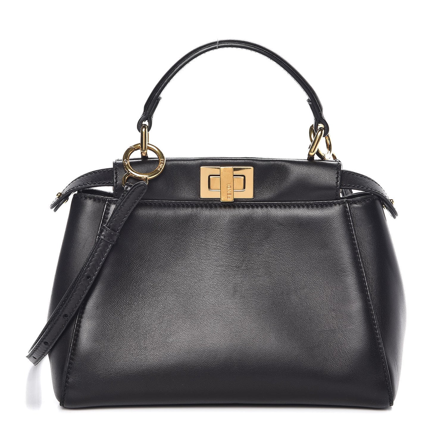 Nappa Mini Peekaboo Iconic Satchel Black