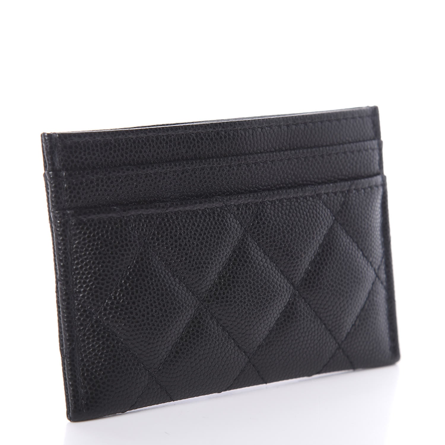 Chanel Caviar Quilted French New Wave Card Holder Black 3 of 8