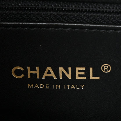 Chanel Caviar Lizard Quilted Small Coco Handle Flap Black 6 of 12