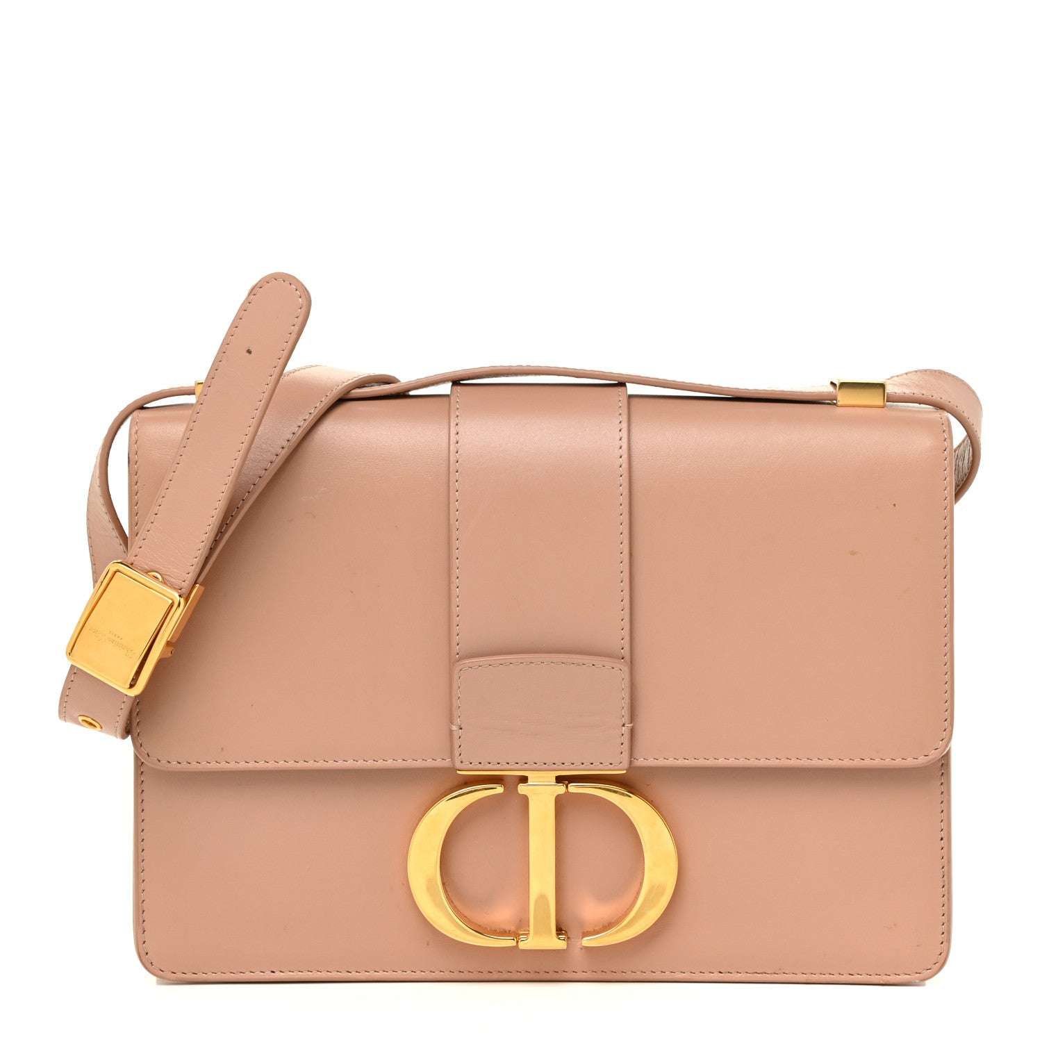 Christian Dior Box Calfskin 30 Montaigne Flap Bag Rose Des Vents 1 of 32