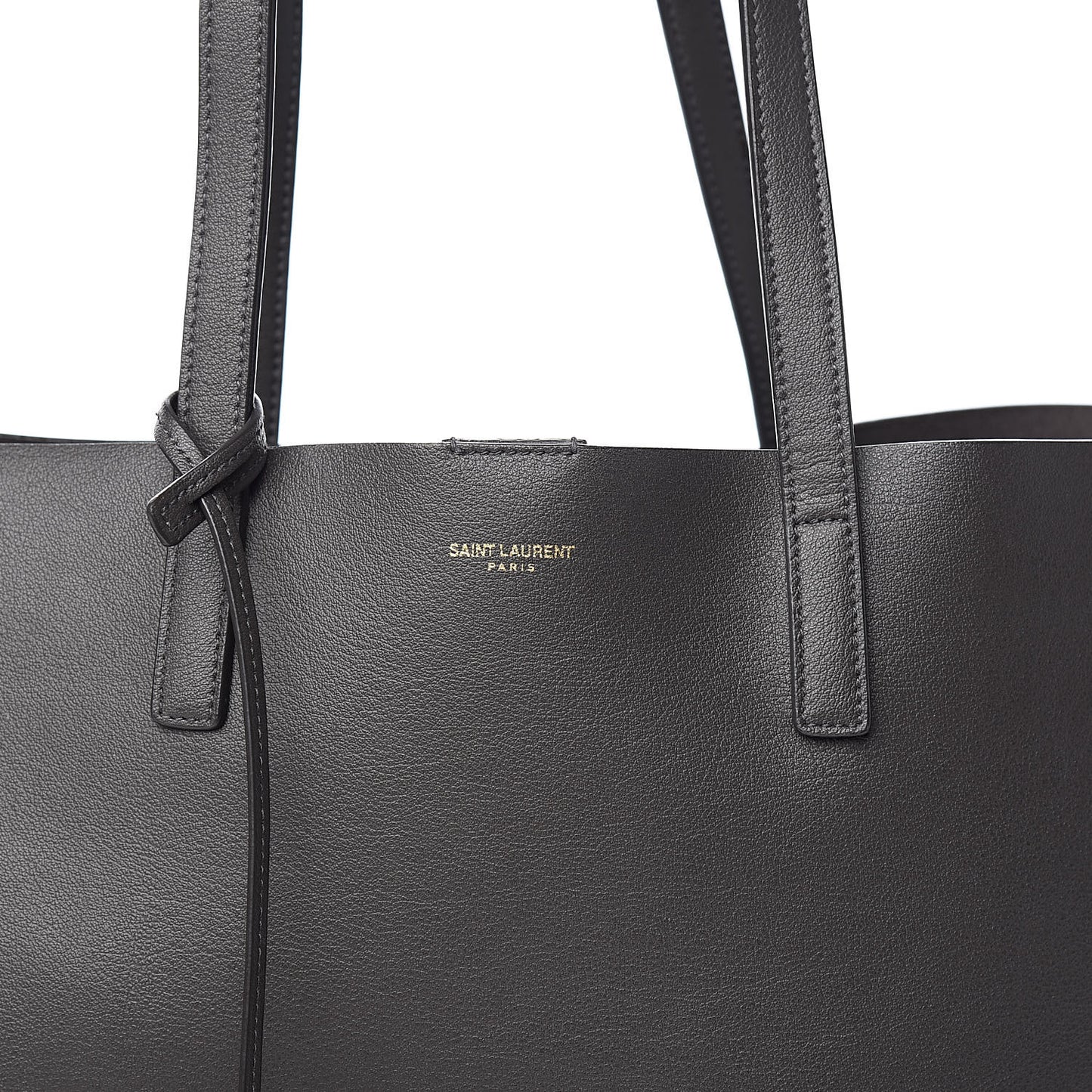 Calfskin Large Shopping Tote Asphalt