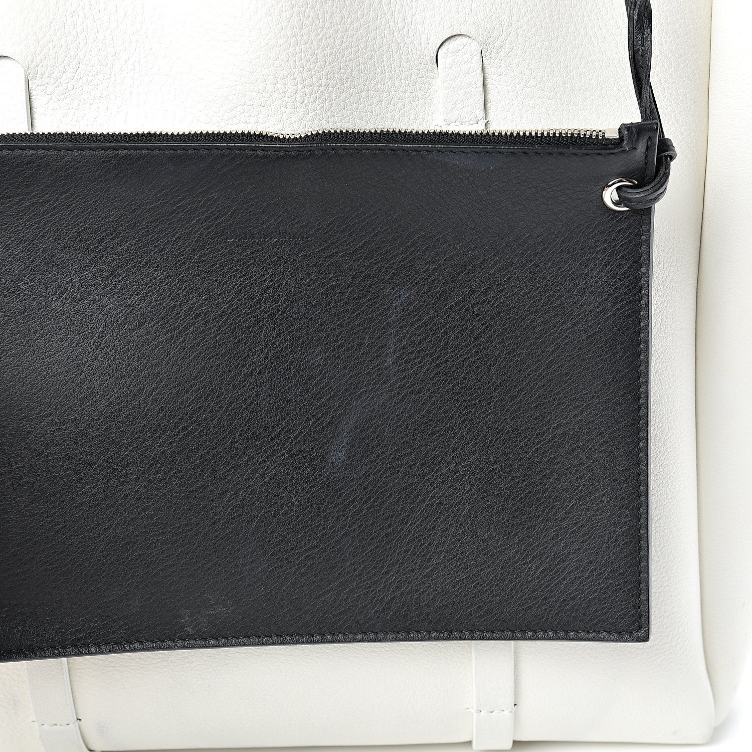 Balenciaga Smooth Calfskin Double Sided Small Everyday Tote Optic White Black 16 of 19