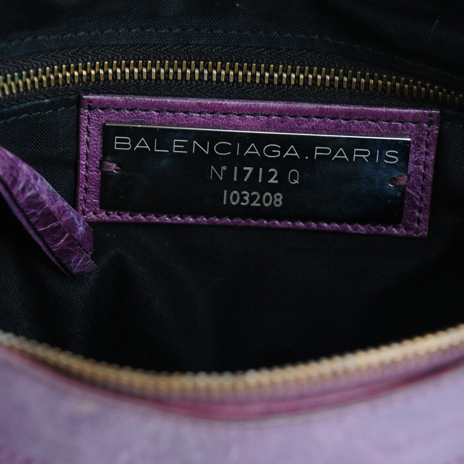 Balenciaga Agneau Classic Hardware First Raisin 8 of 9